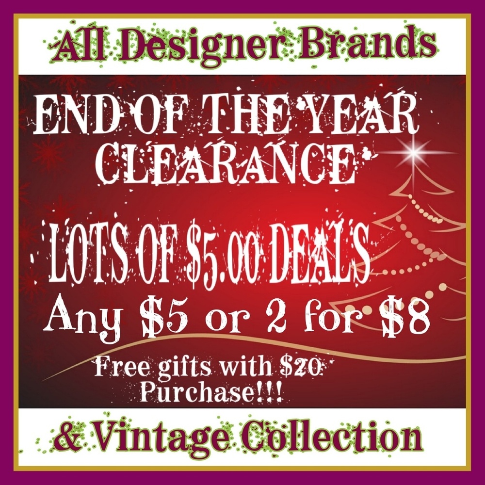 SALE ANY $5 = 2 FOR $8